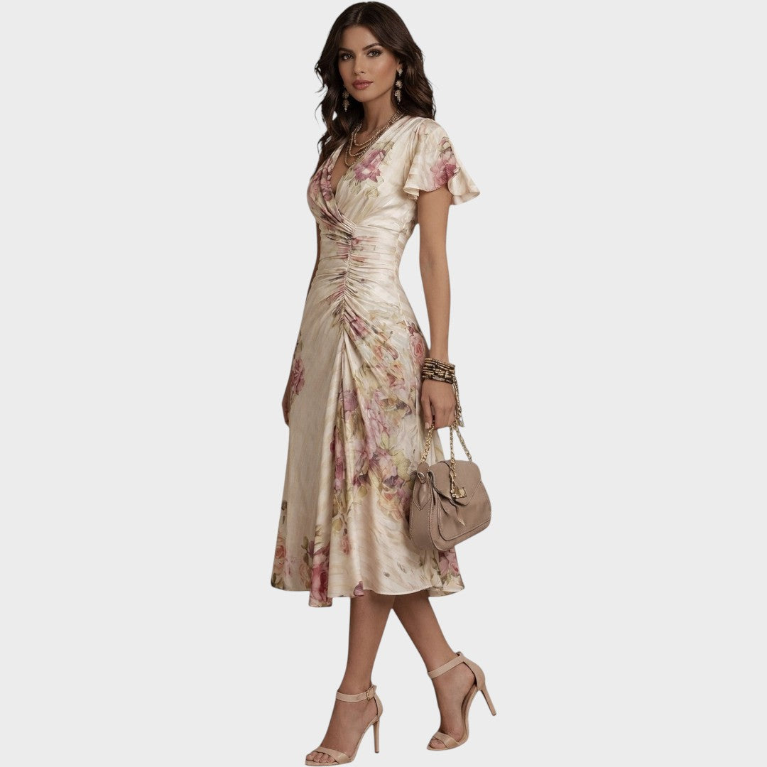 Bibiane | Midi Floral Dress