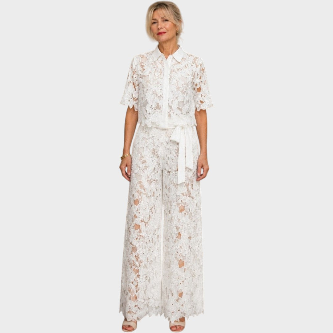 Aélis | Embroidered Lace Set