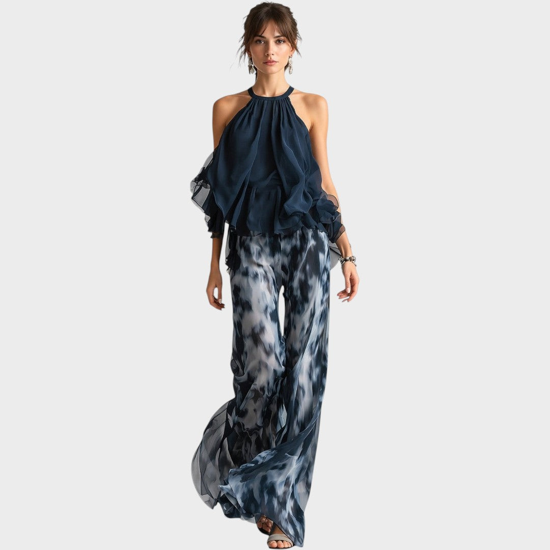 Magali | Elegant Set with Pants and Blouse