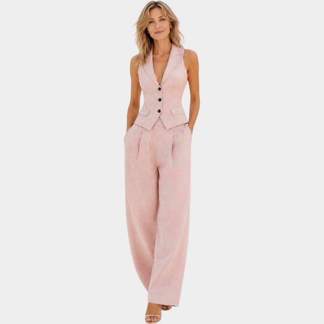 Clarine | Pants and Vest Set