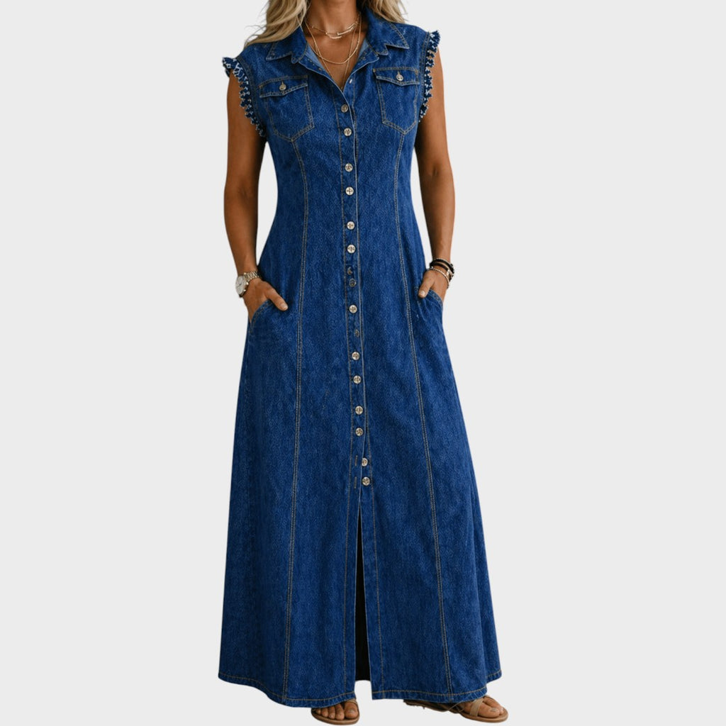Liora | Plus Size Denim Dress