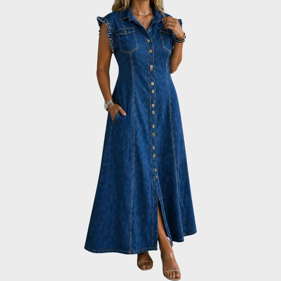 Liora | Plus Size Denim Dress