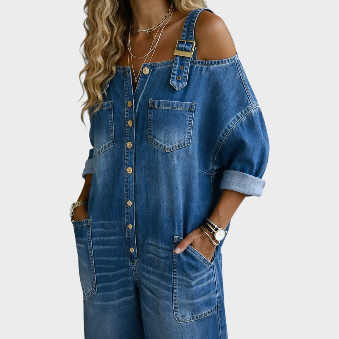 Sophia | Off Shoulder Jumpsuit
