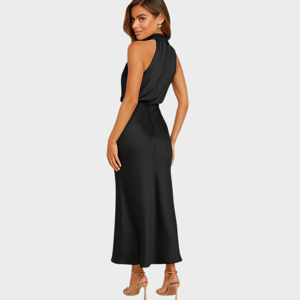 Chantal | Elegant Satin Dress