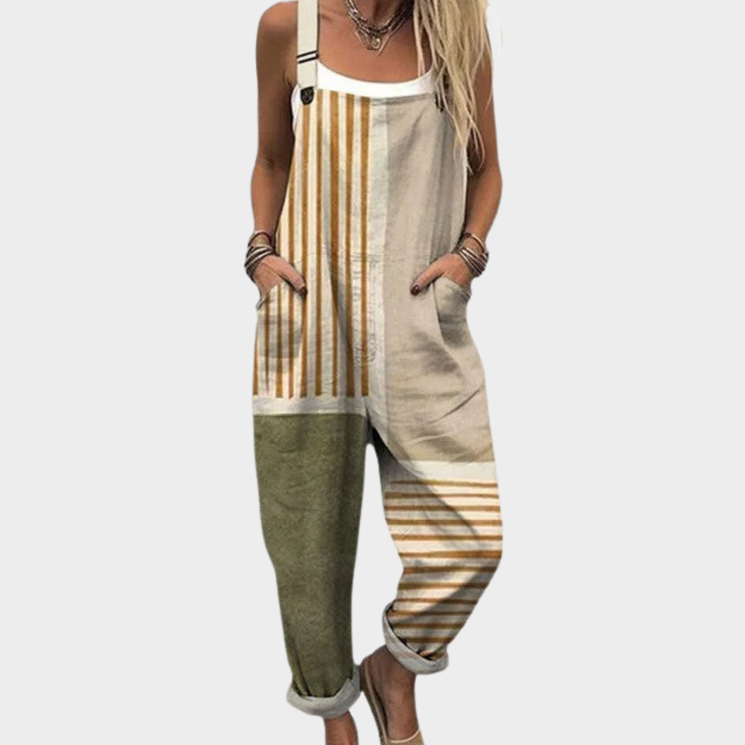 Amanda | Comfortable Printed Overalls