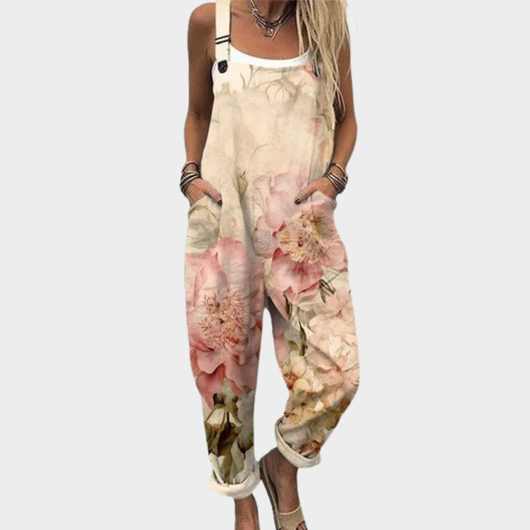 Amanda | Comfortable Printed Overalls