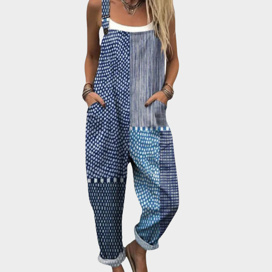 Amanda | Comfortable Printed Overalls