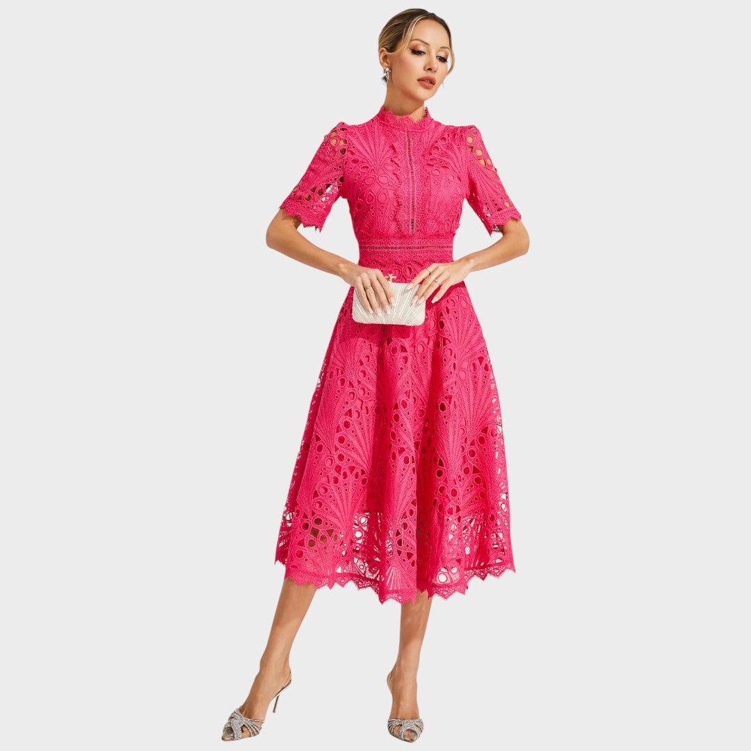 Carmen | Lace Midi Dress