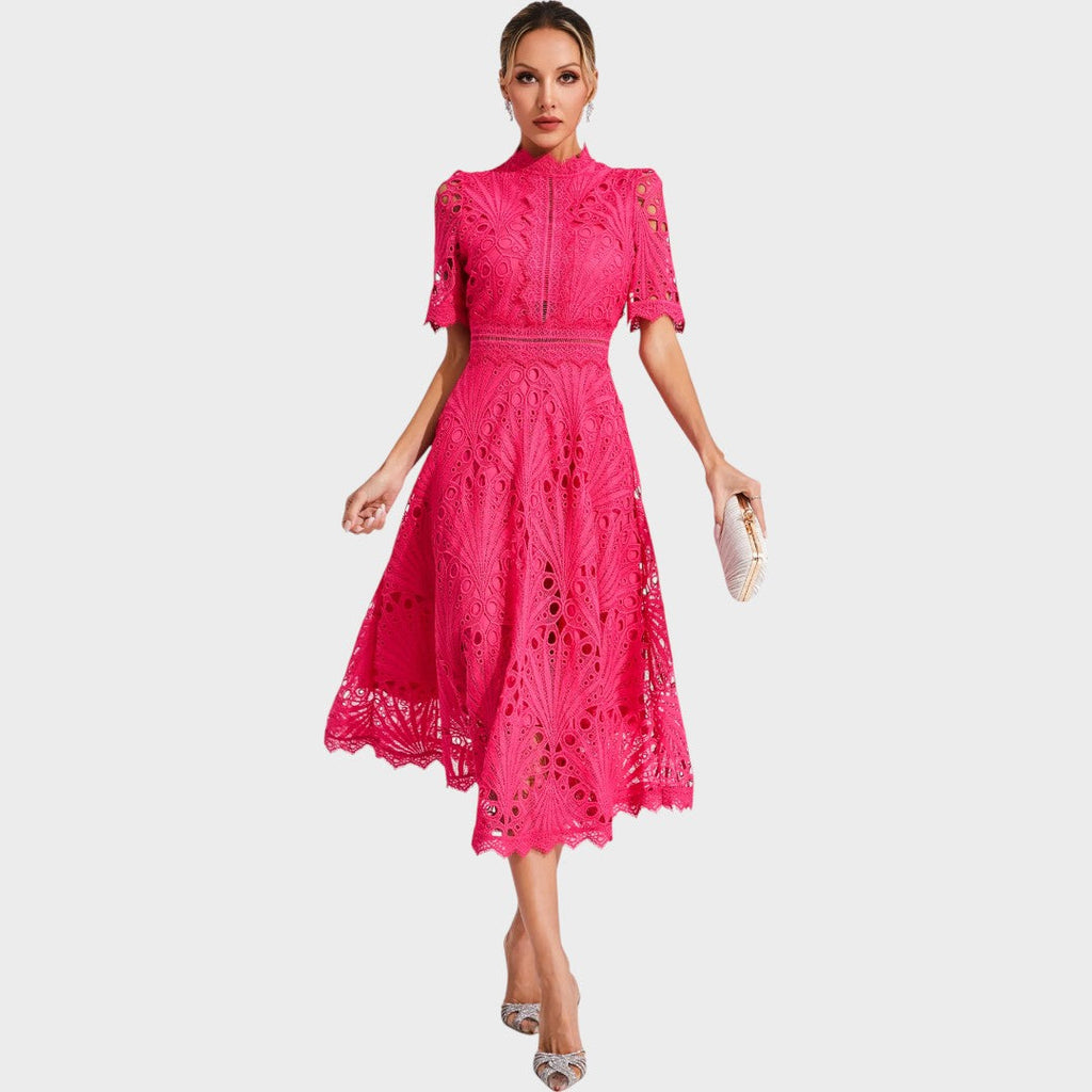 Carmen | Lace Midi Dress