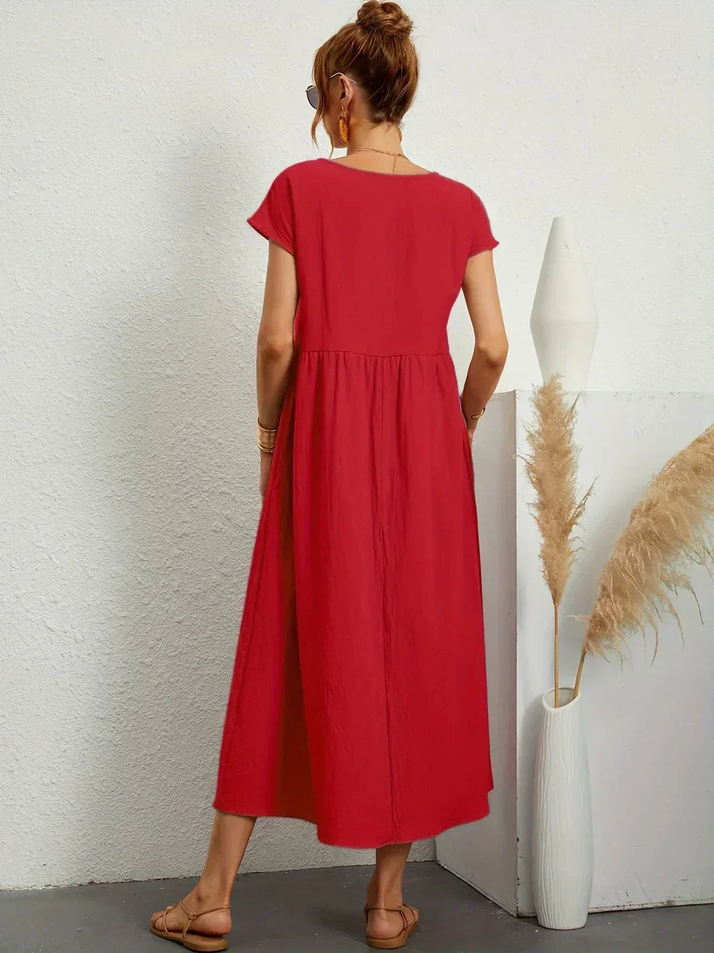 Ursina | Fluid Midi Dress