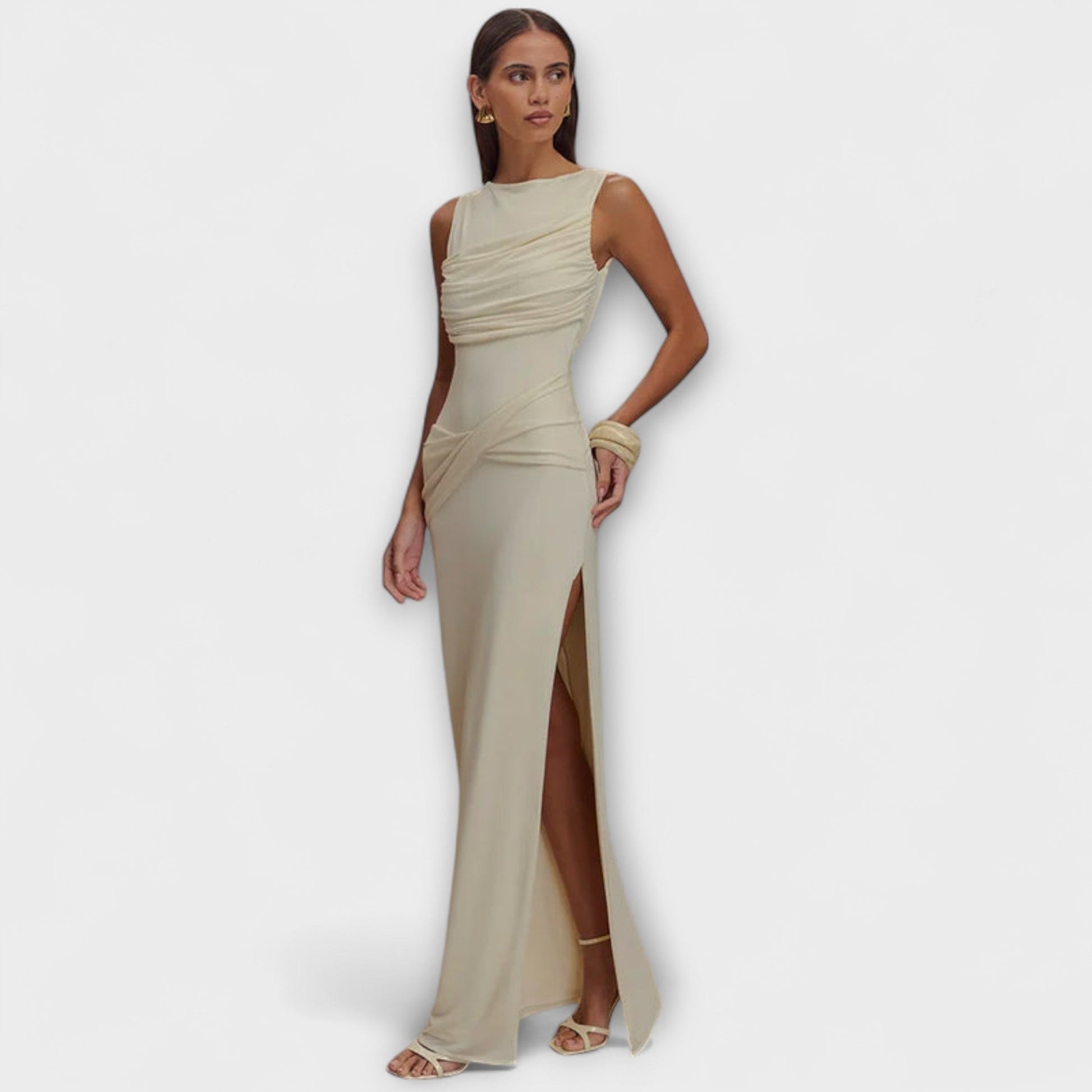Rieke | Elegant Maxi Dress with High Slit