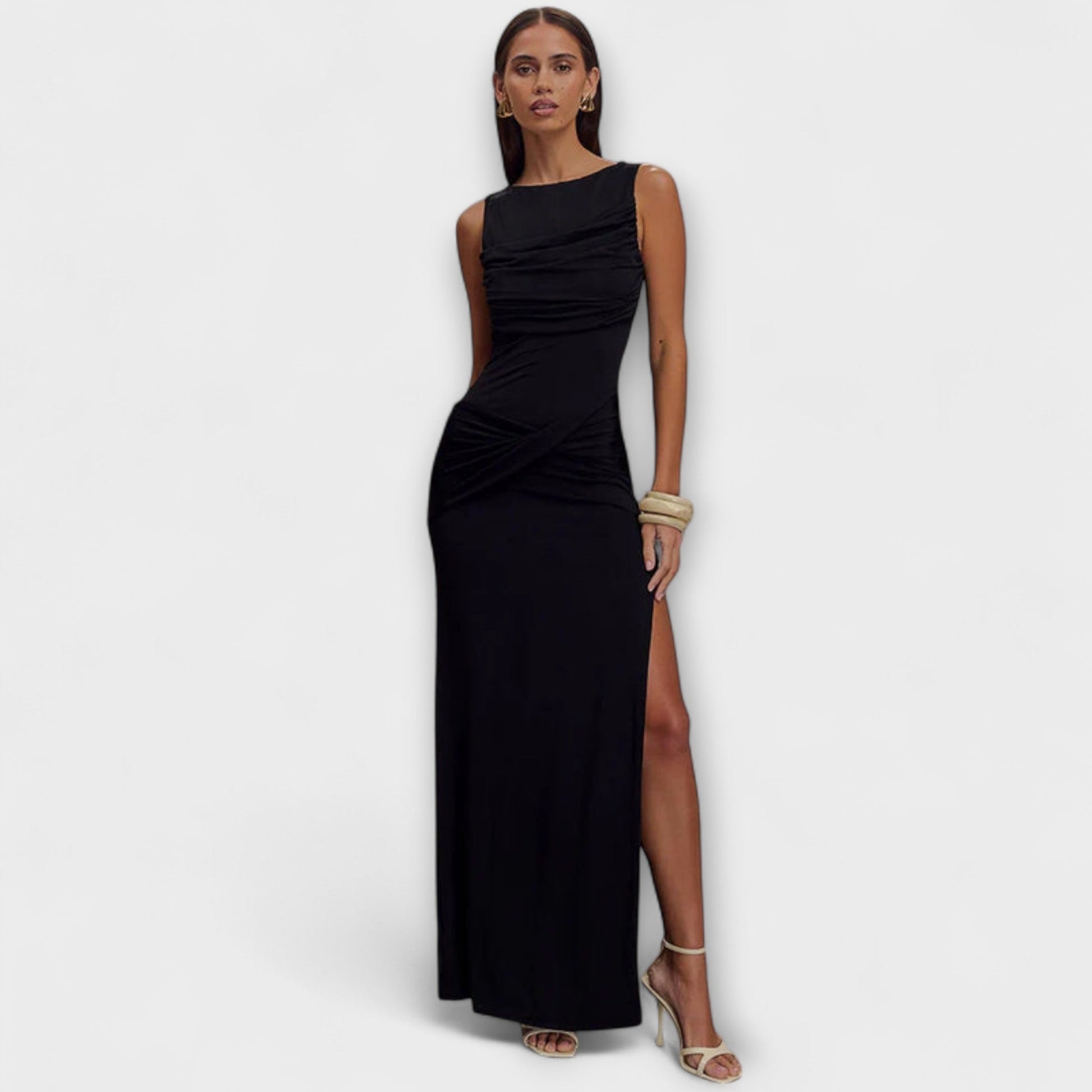 Rieke | Elegant Maxi Dress with High Slit