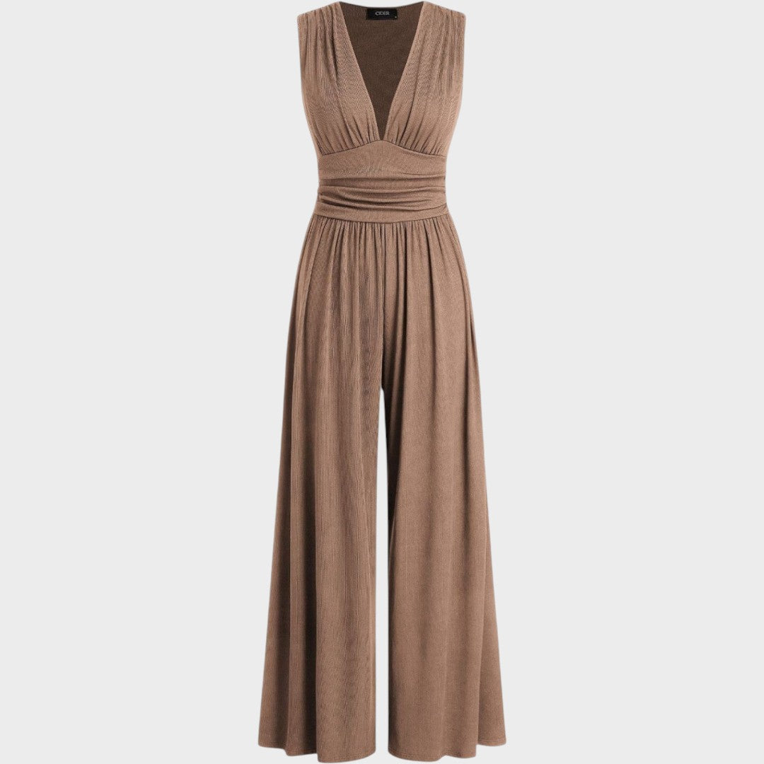 Sultana | Chic Sleeveless Wide-Leg Jumpsuit