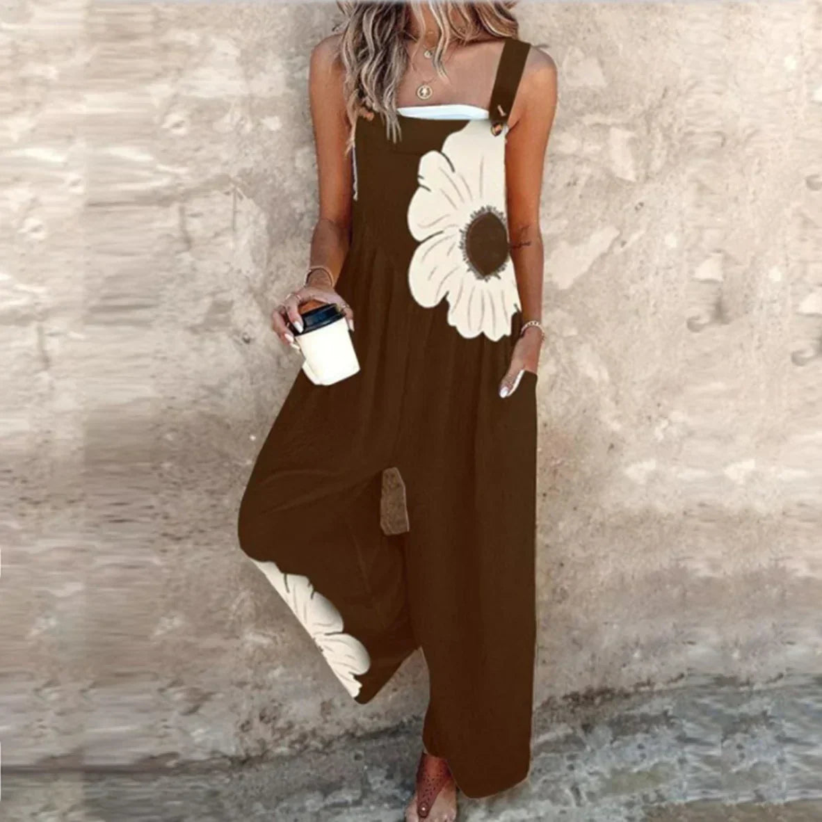 Sophie | Comfortable Printed Overalls