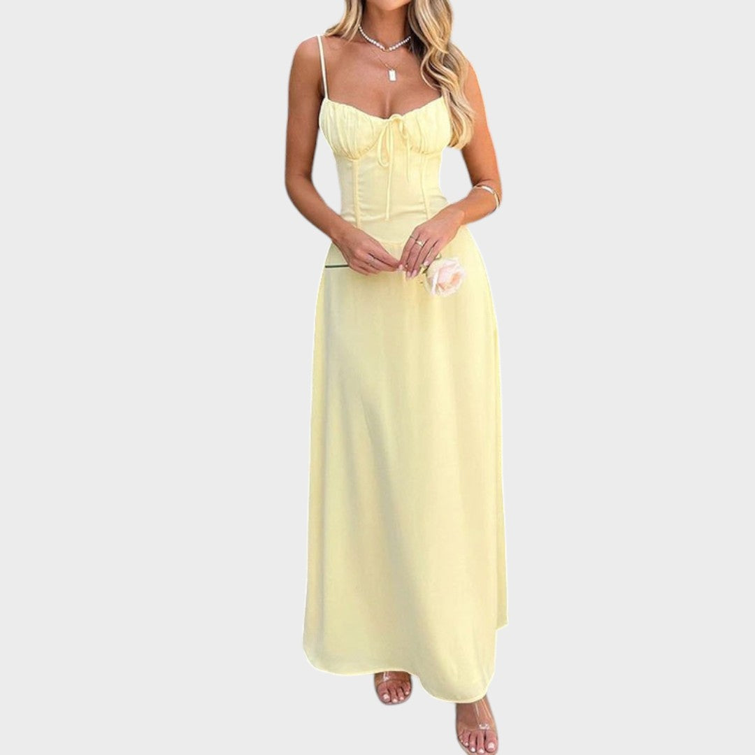 Mathilda | Midi Dress with Straps
