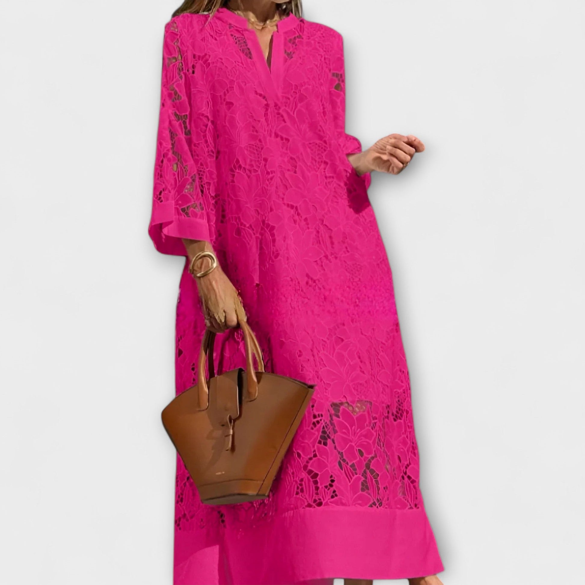 Valmere | Embroidered Dahlia Dress