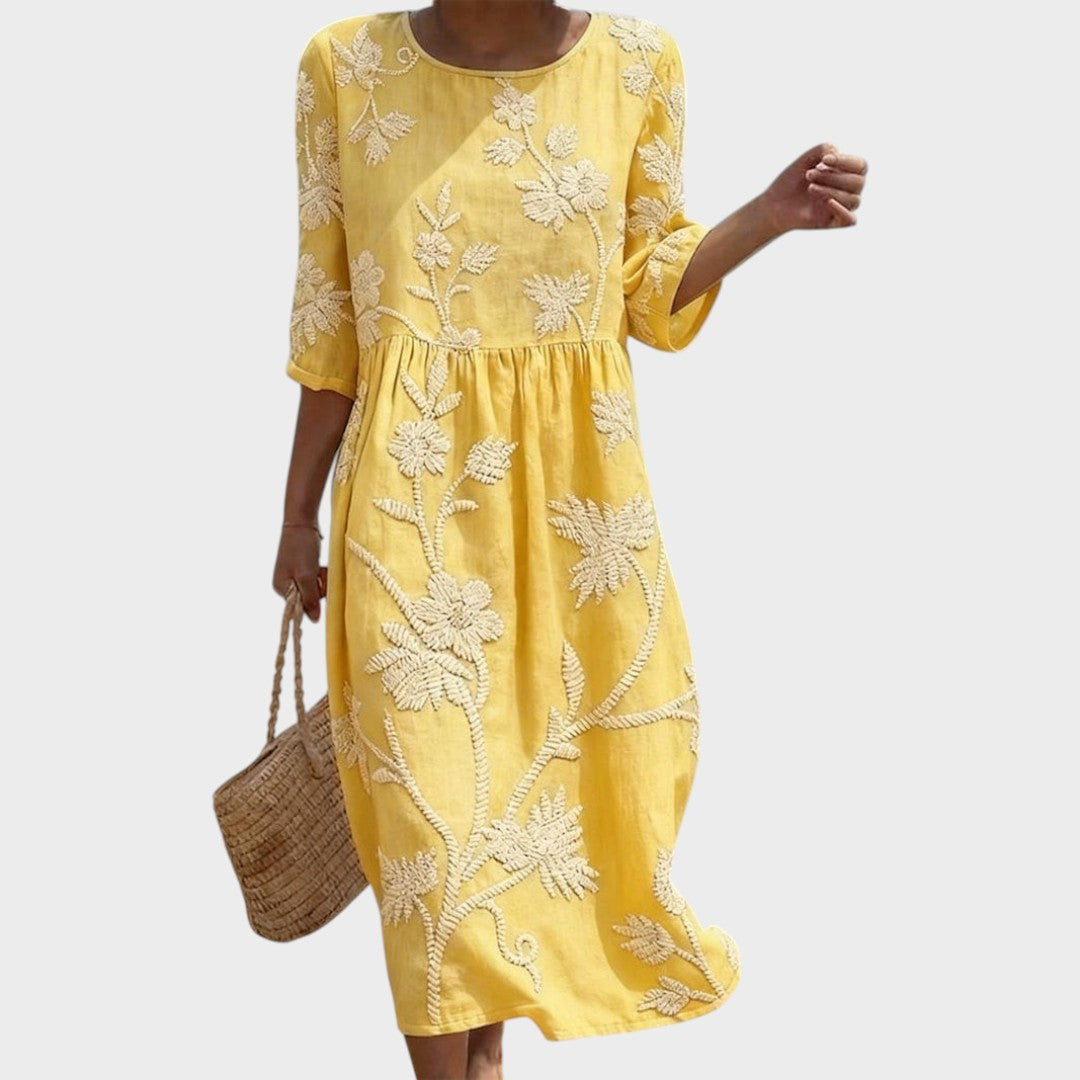 Marley | Casual women's dress with floral print