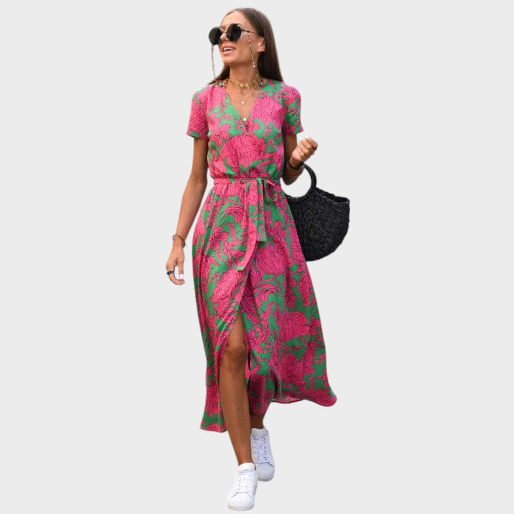 Amelie | Crossed Midi Dress