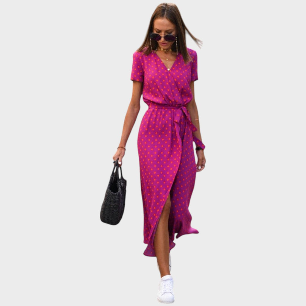 Amelie | Crossed Midi Dress