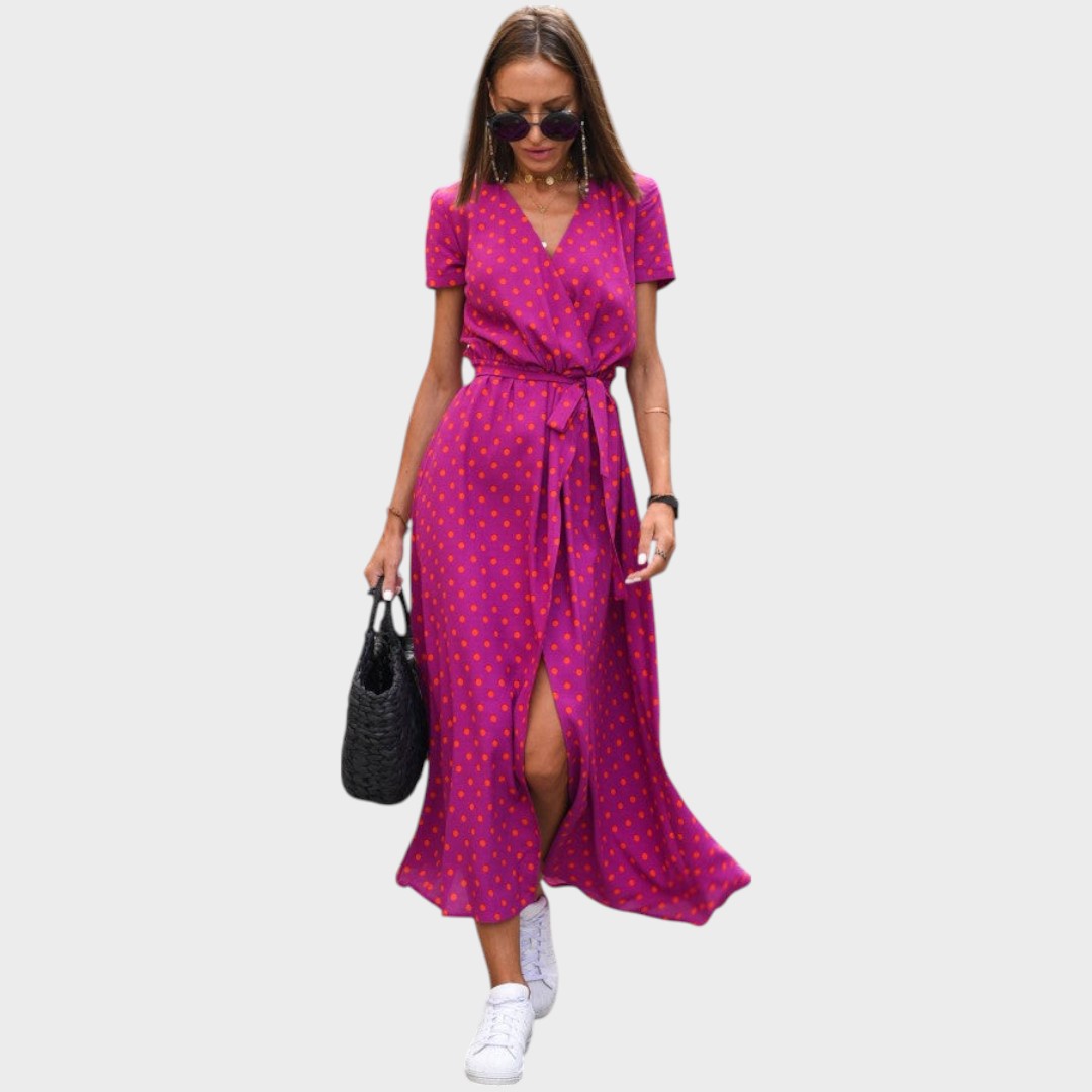 Amelie | Crossed Midi Dress