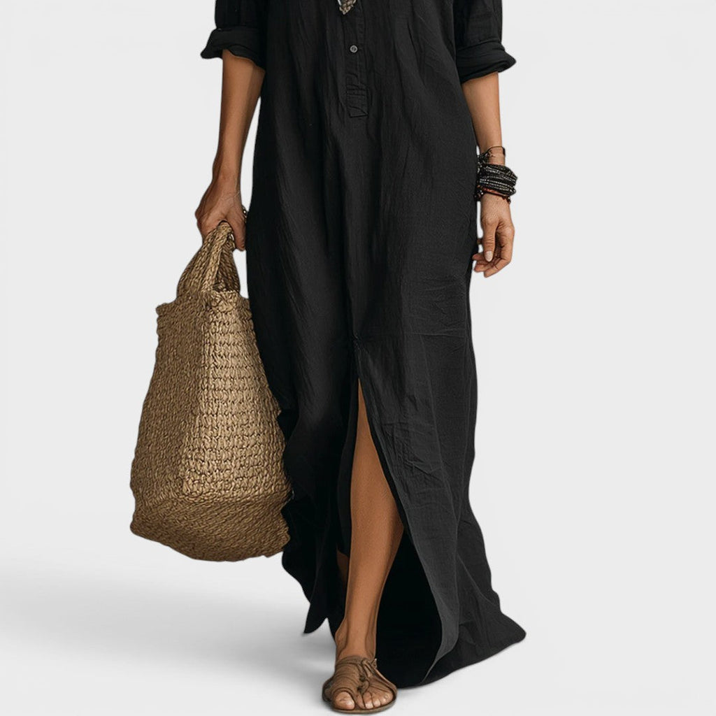 Amélie | Long Buttoned Dress