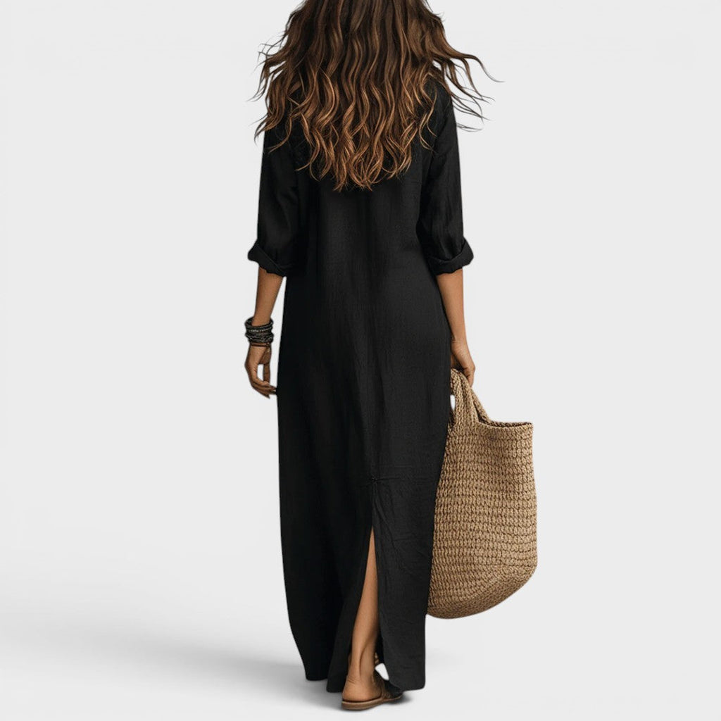 Amélie | Long Buttoned Dress