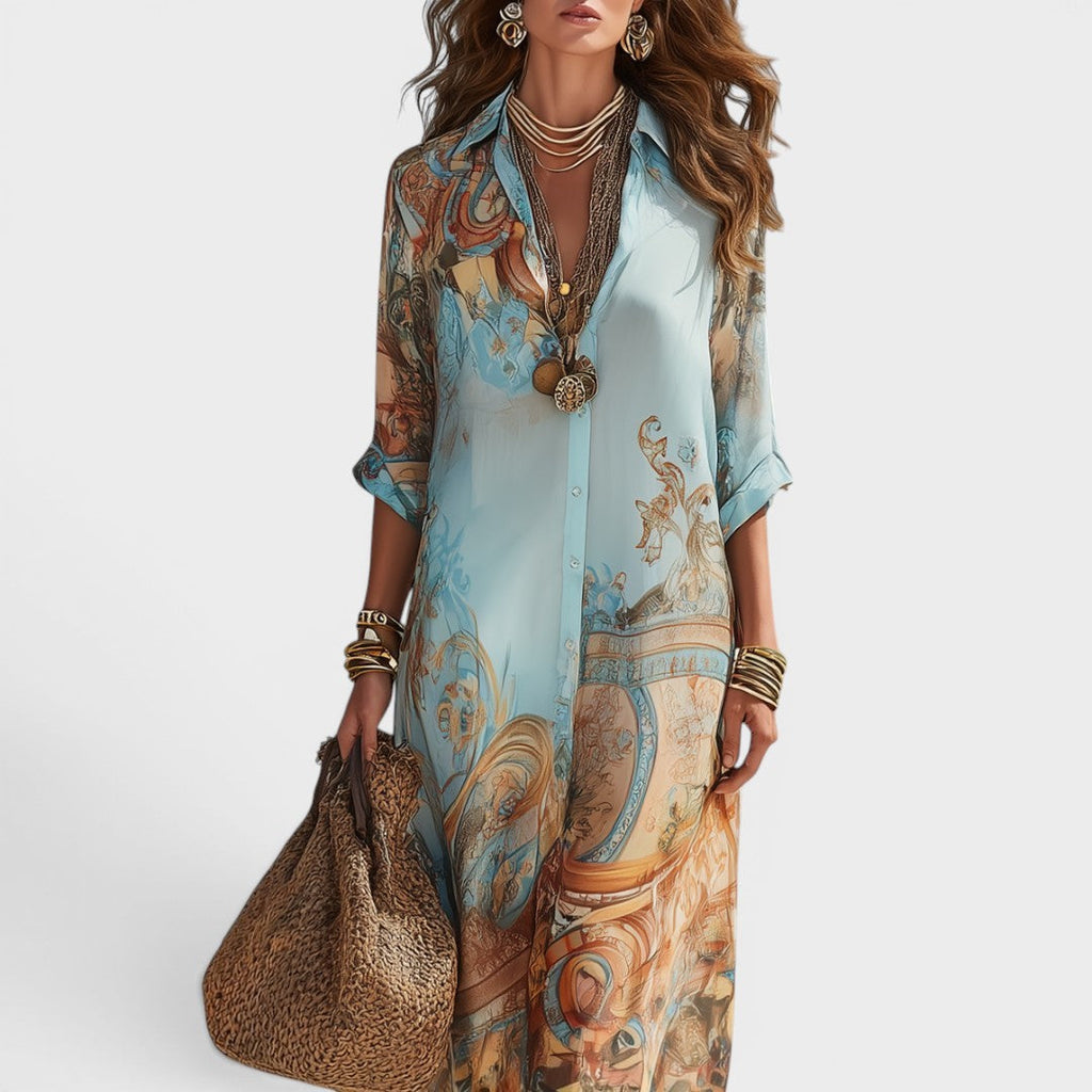 Solange | Elegant Shirt Dress