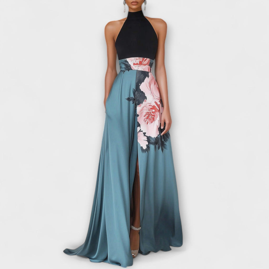 Natalie | Maxi A-line Dress Floral