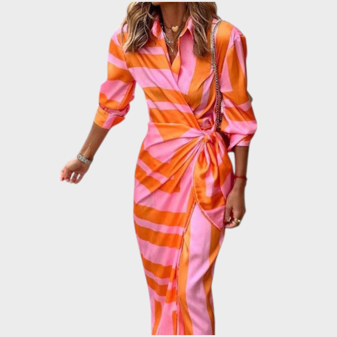 Tina | Long Crossed Dress