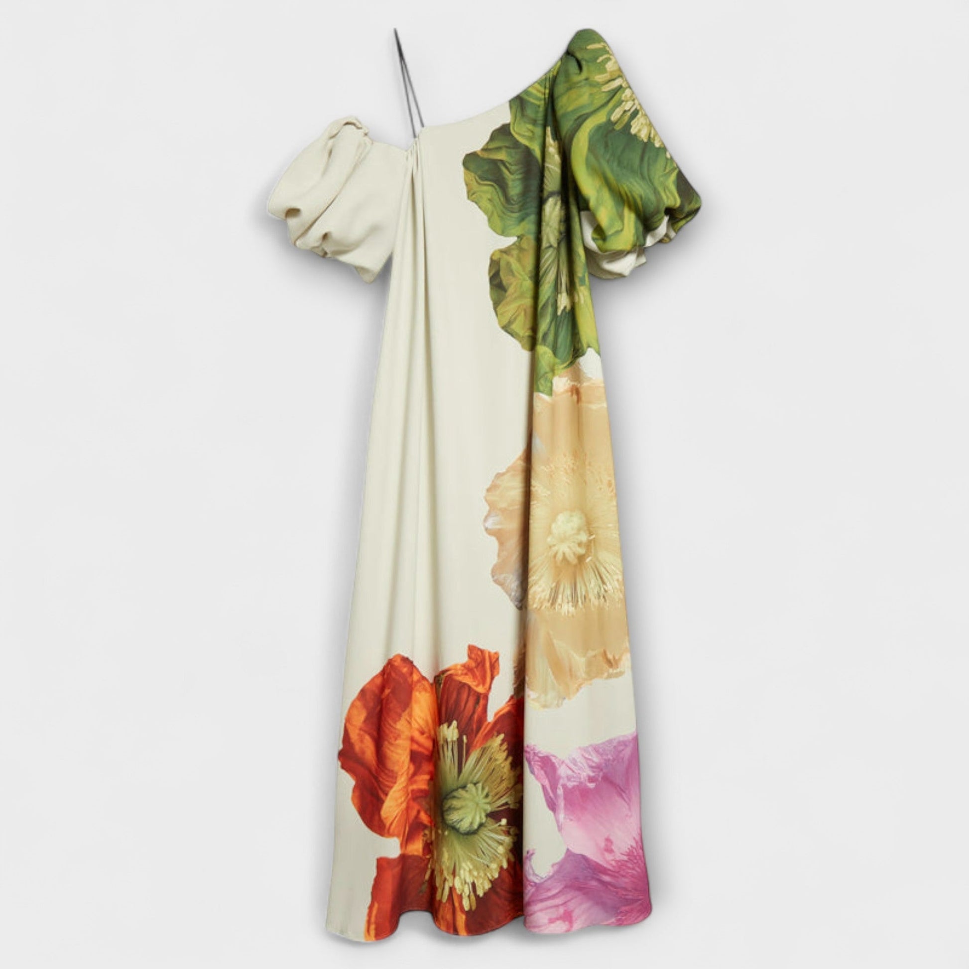 Melody | Asymmetrical Maxi Flower Dresses