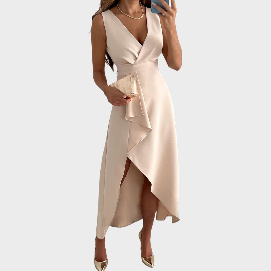 Mila | Elegant Cross-Over Dress