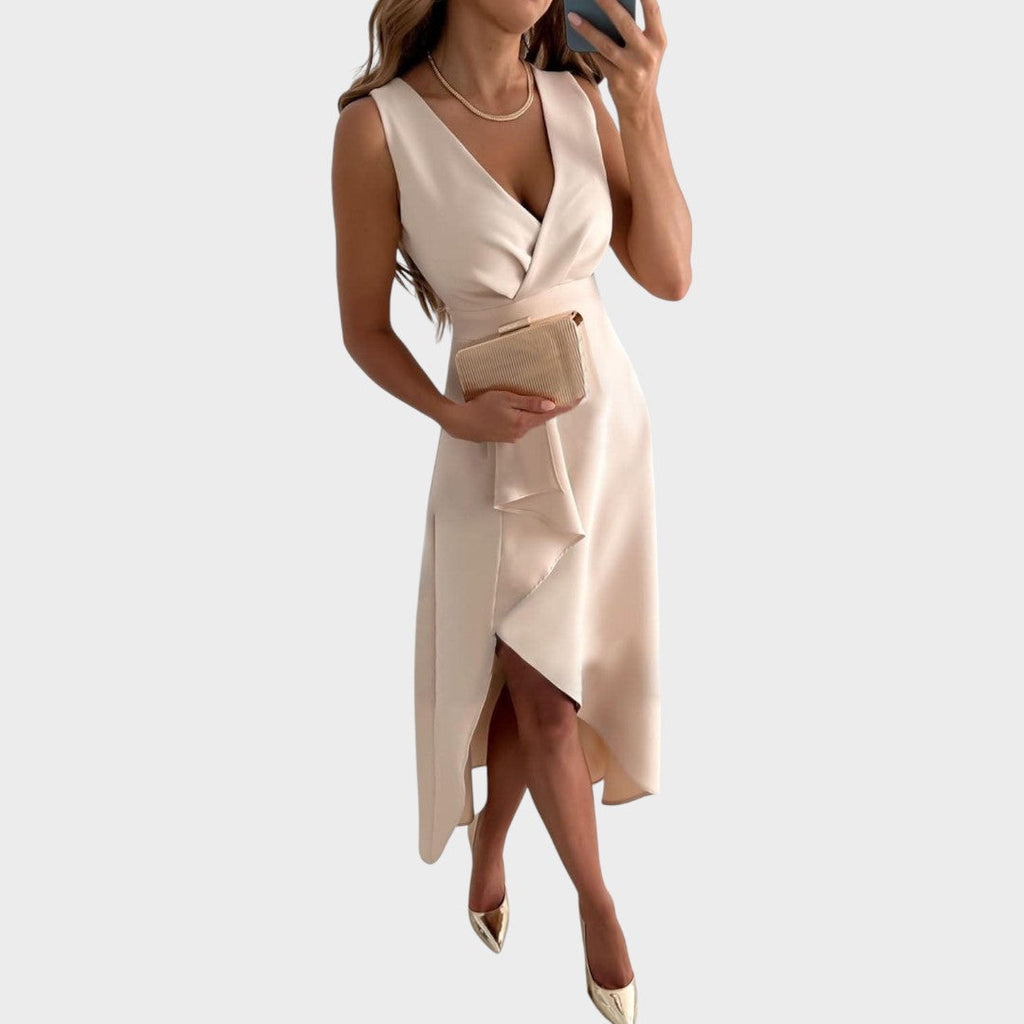 Mila | Elegant Cross-Over Dress