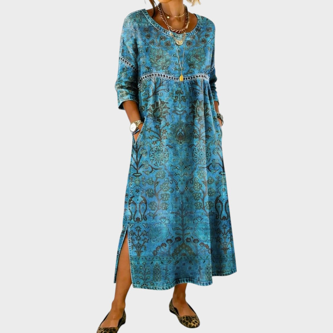 Carmen | Boho Printed Dress