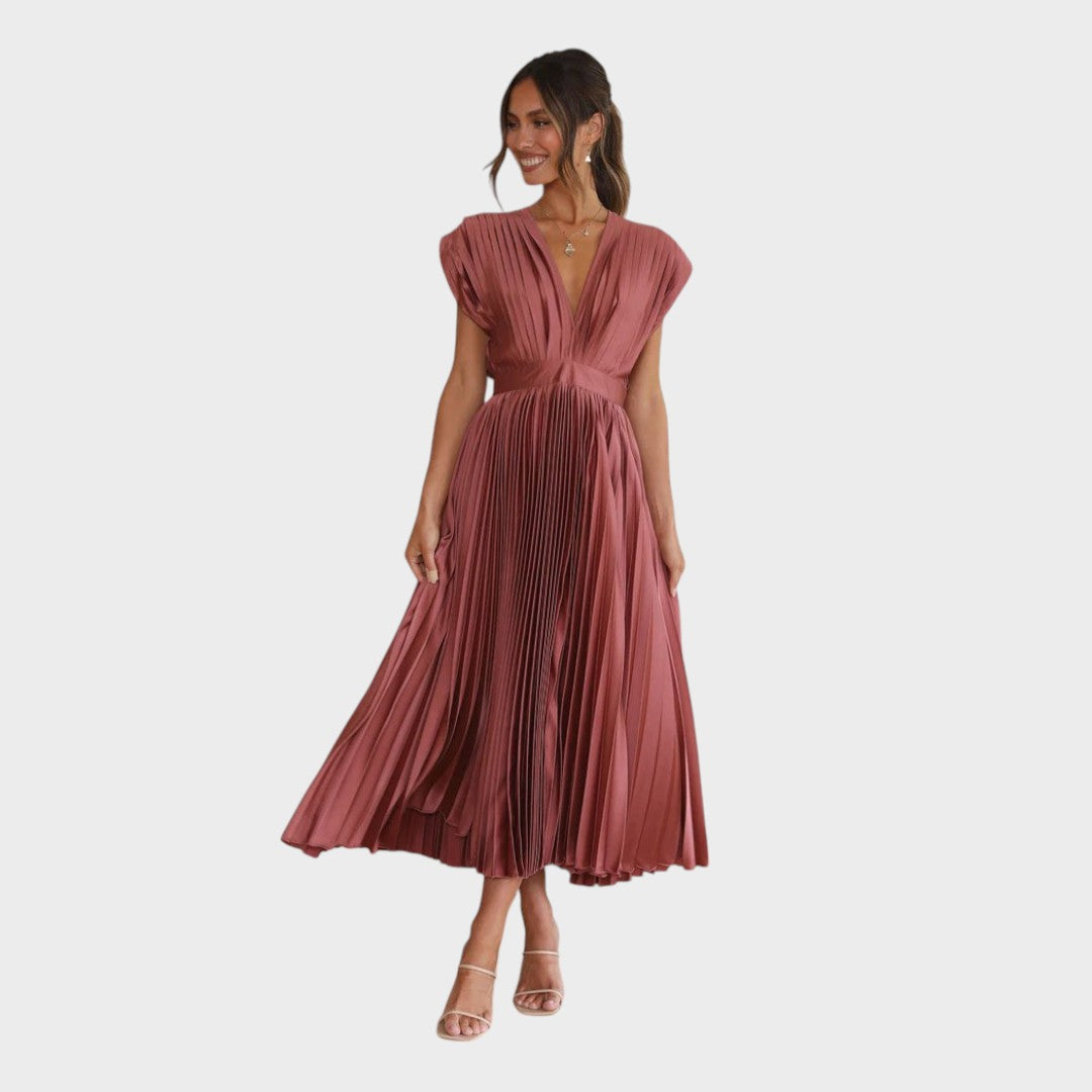 Liora | Elegant Pleated Dress