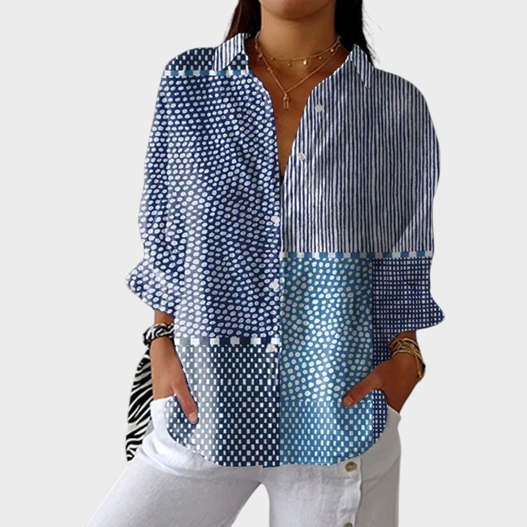 Pamela | Printed Blouse
