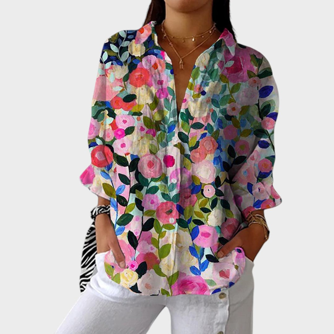 Frances | Floral Printed Blouse