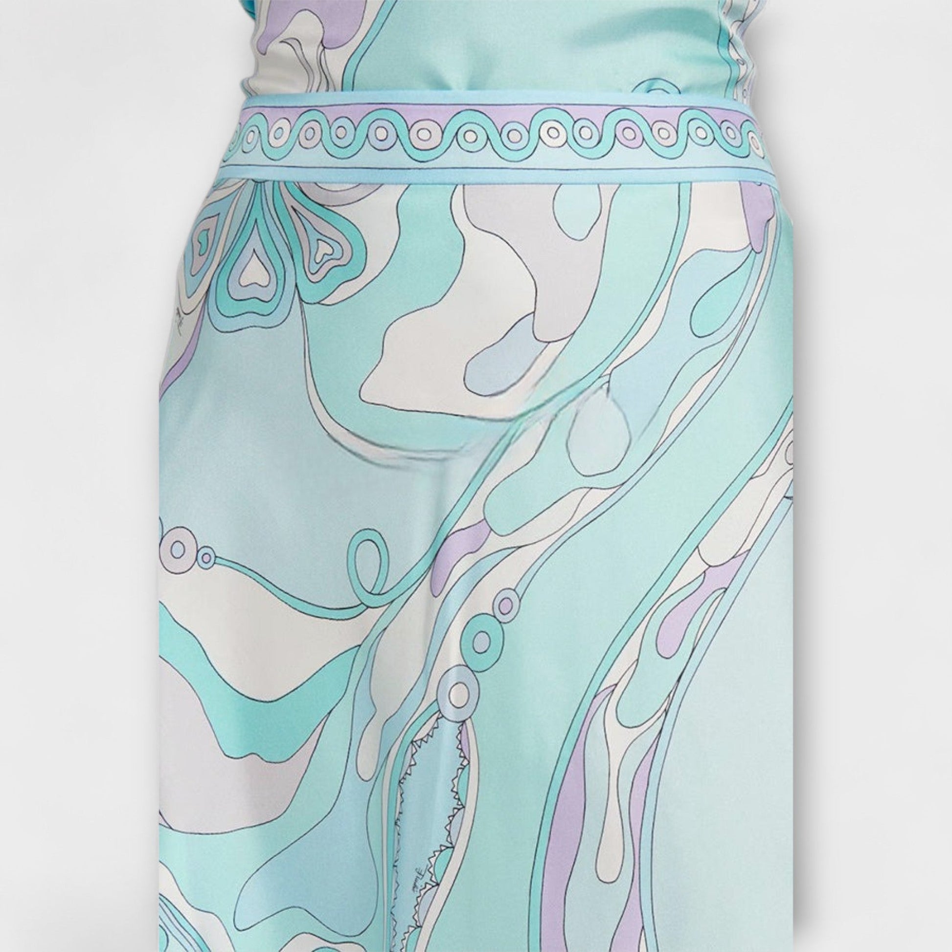Everly | Halter Top and Asymmetrical Midi Skirt Set