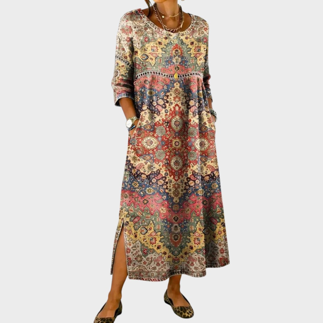 Remedios | Boho Printed Dress