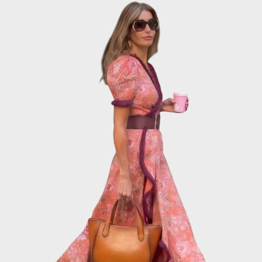 Sylvie | Long Dress with Bell Sleeves