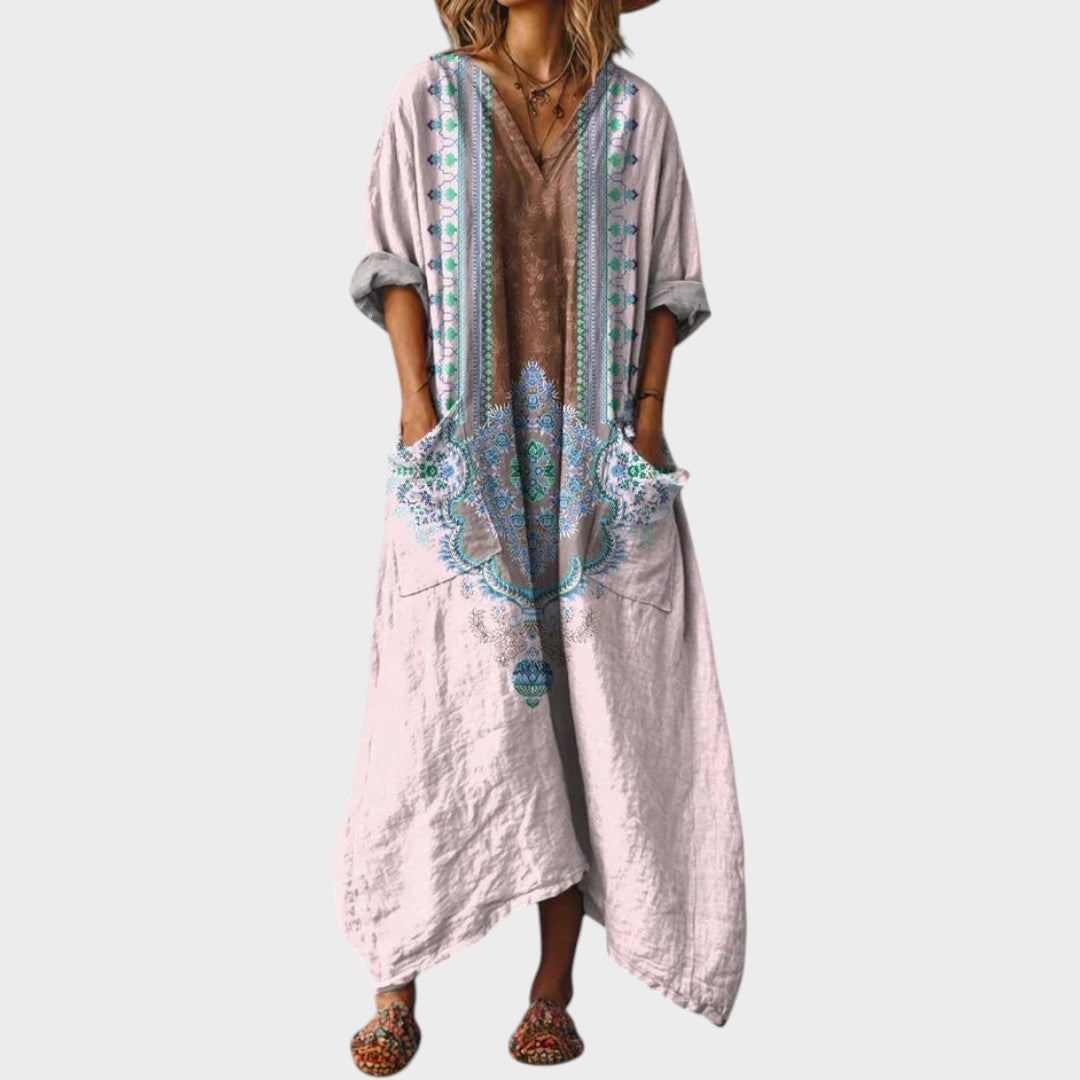 Milena | Wide Boho Jumpsuit