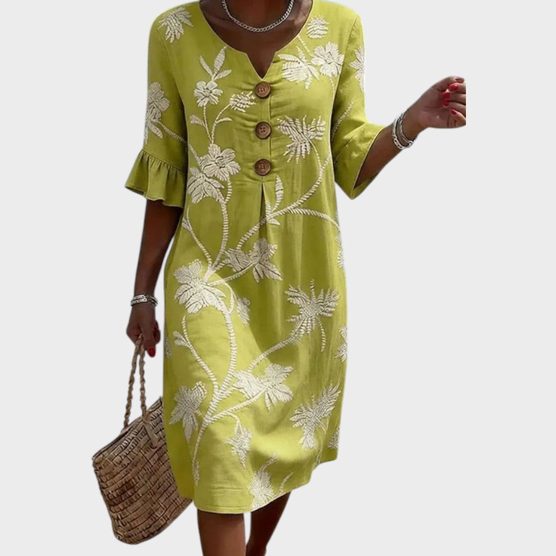 Jonna | Casual Women's Dress with Floral Print