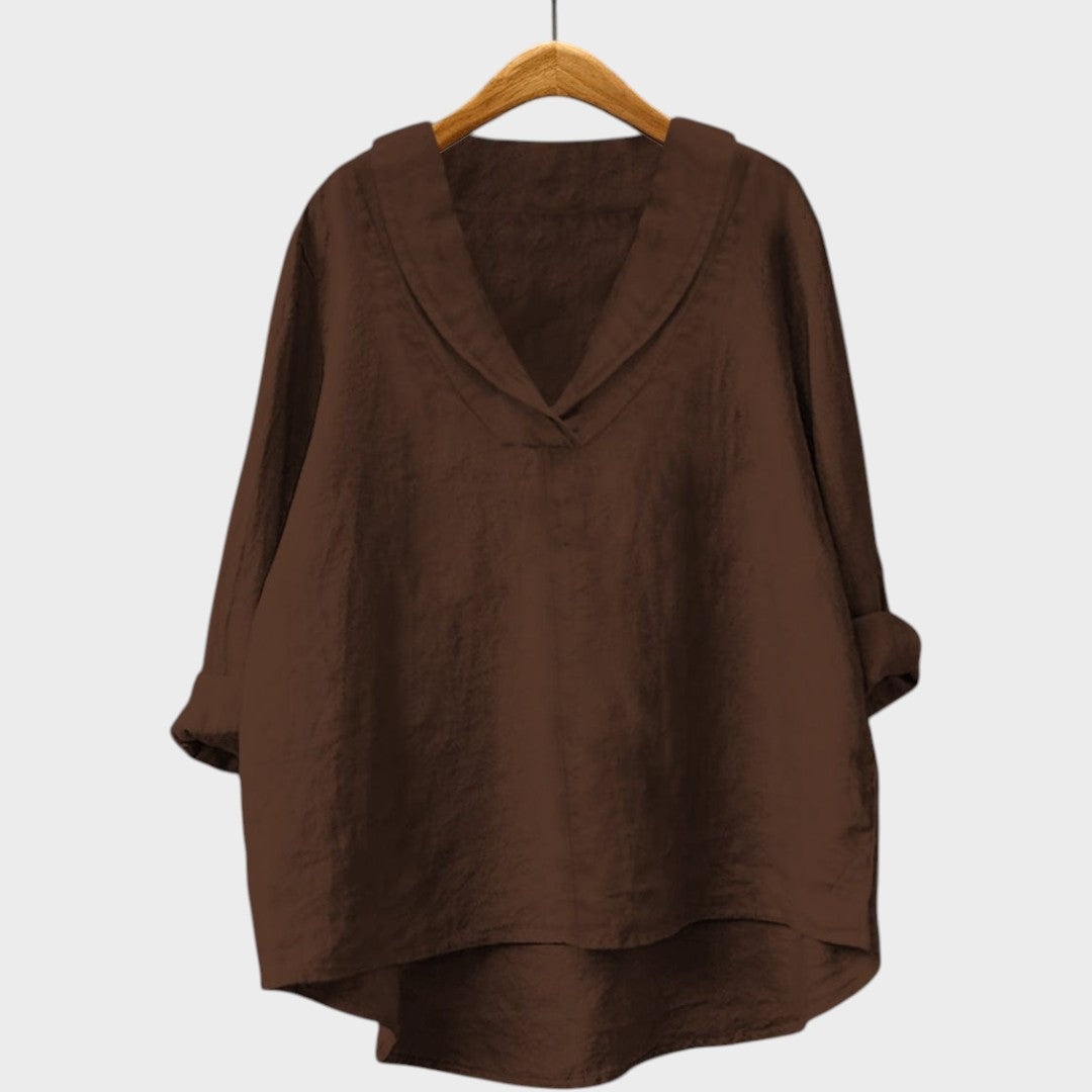 Evelyn | Elegant Breezy Summer Blouse