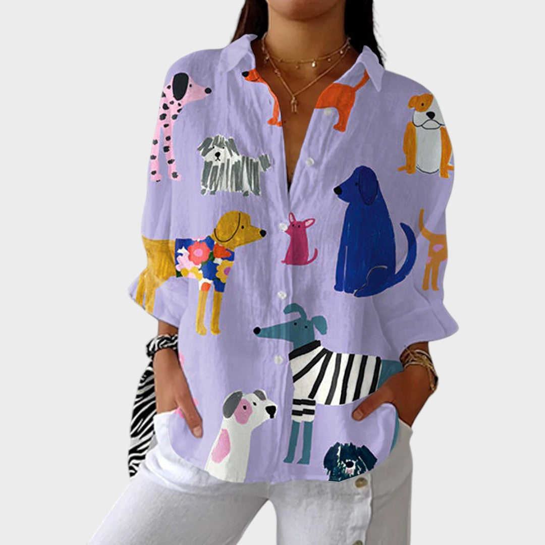 Gillian | Printed Blouse