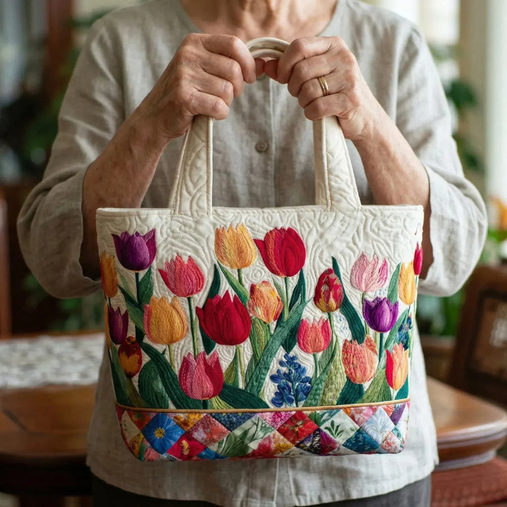 Handcrafted Bag | Tulip Garden