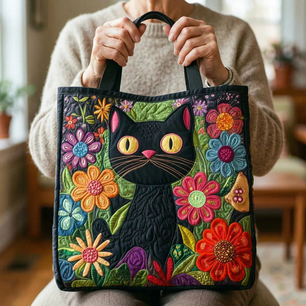 Handcrafted Bag | Enchanted Black Cat