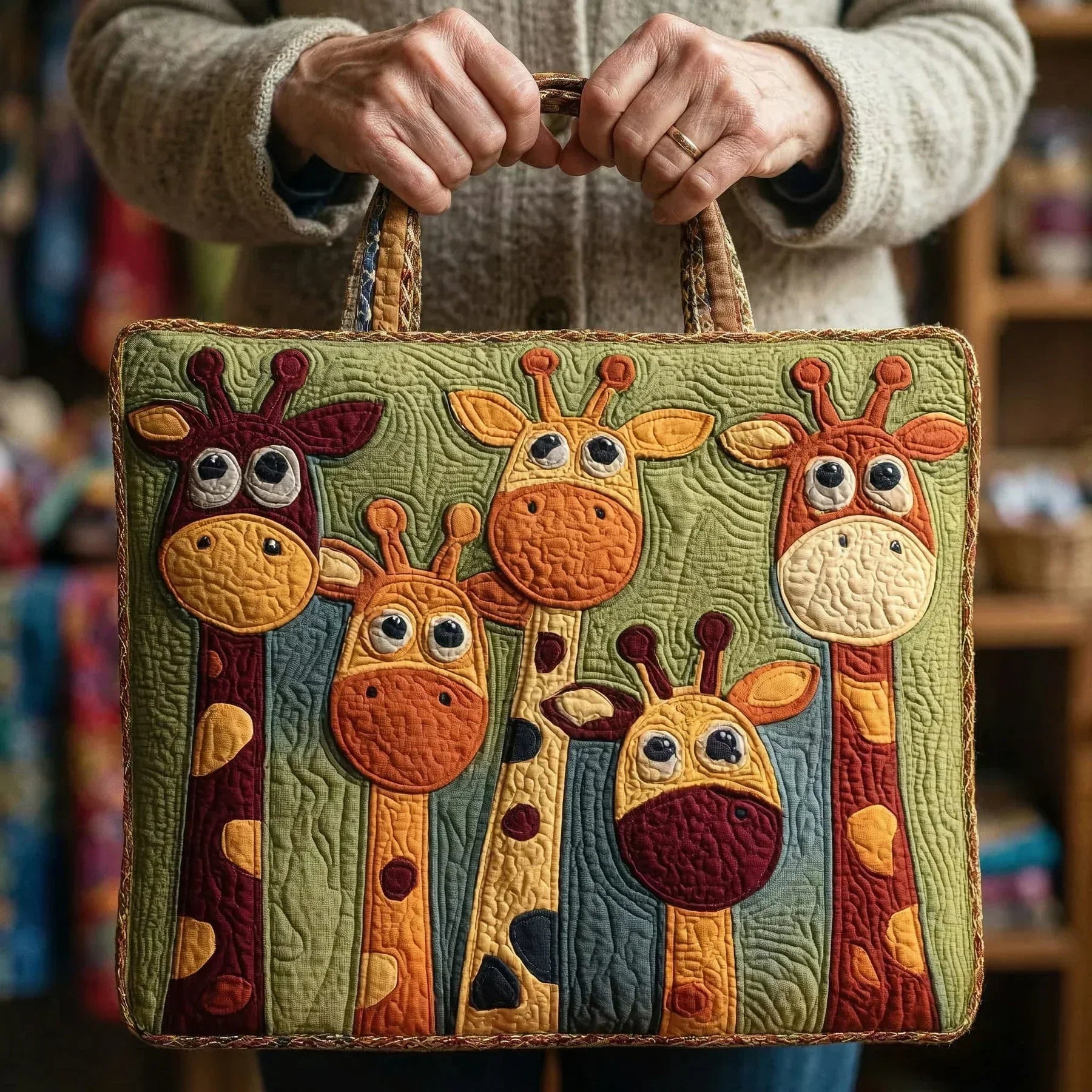 Handcrafted Bag | Giraffe