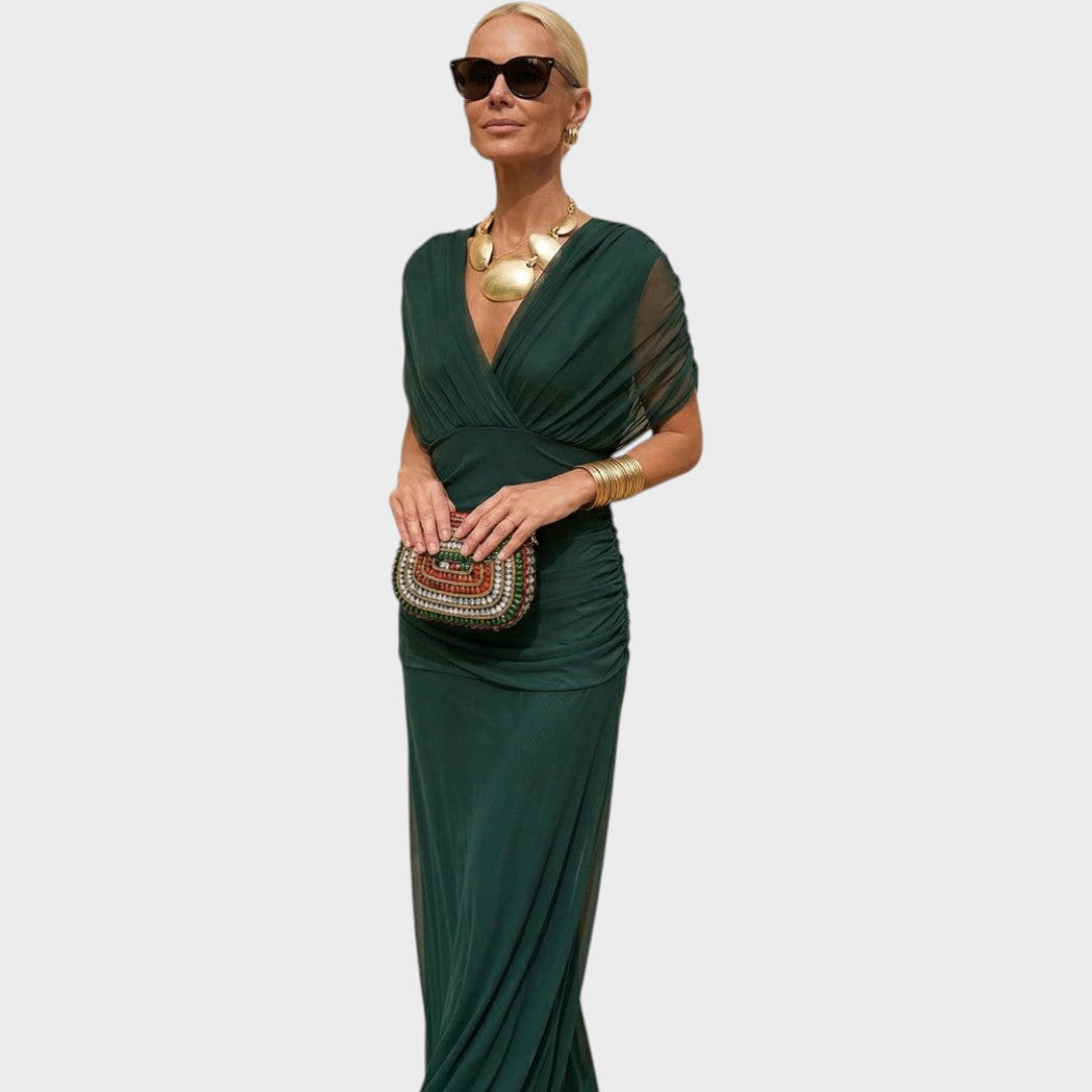 Morgan | Elegant Green Dress