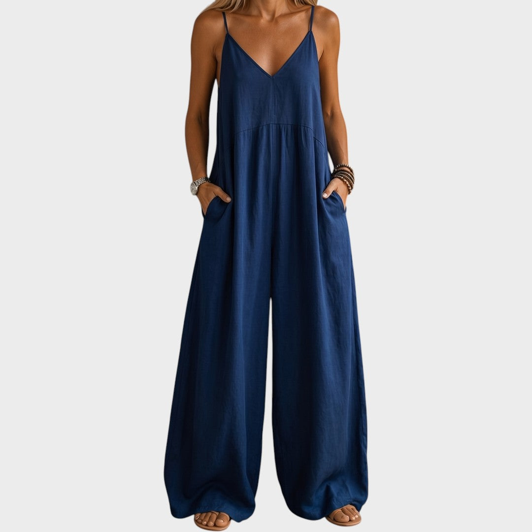 Madison | Denim Wide-Leg Jumpsuit