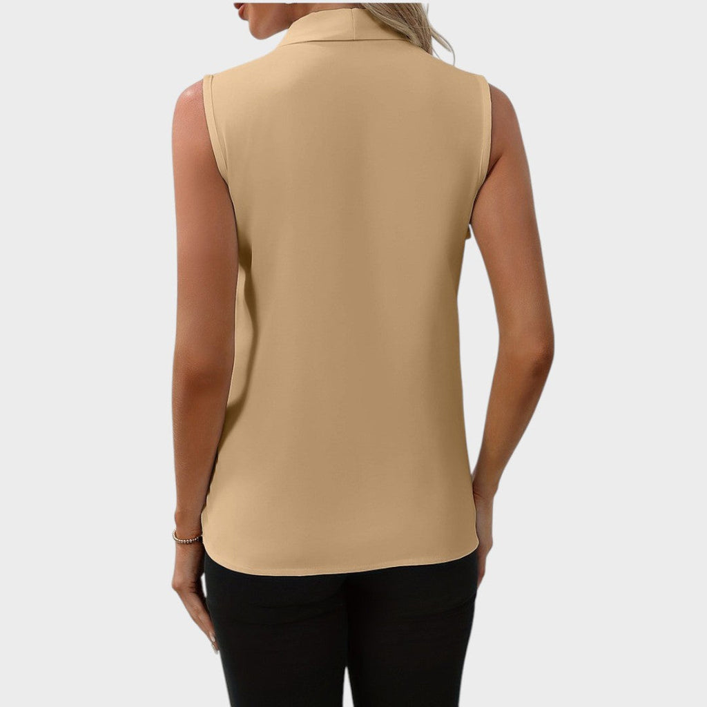 Roma | Sleeveless Blouse with V-Neck