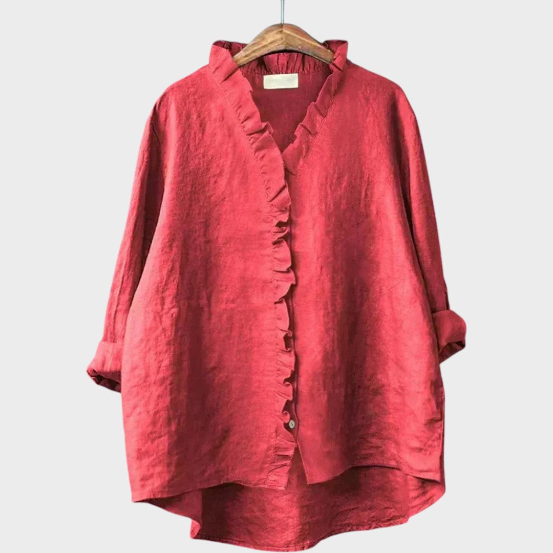 Ava | Elegant Breezy Summer Blouse
